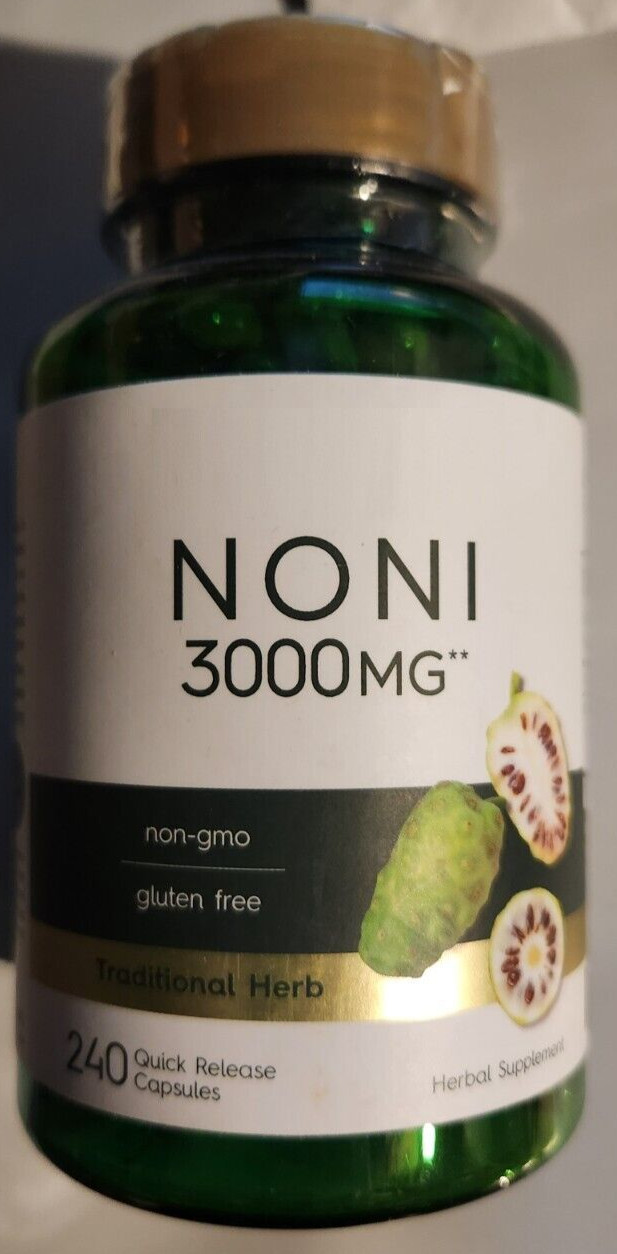 Нони 3000 мг 240 капсул Morinda citrifolia наивысшая эффективность 5790₽