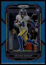 2022 Panini Prizm #347 Decobie Durant Light Blue Prizm Rookie