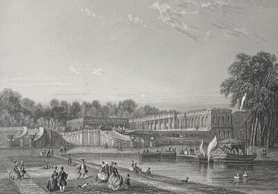 Versailles Le Grand Trianon Unter Louis XV Gravur Callow Von 1839 Frankreich