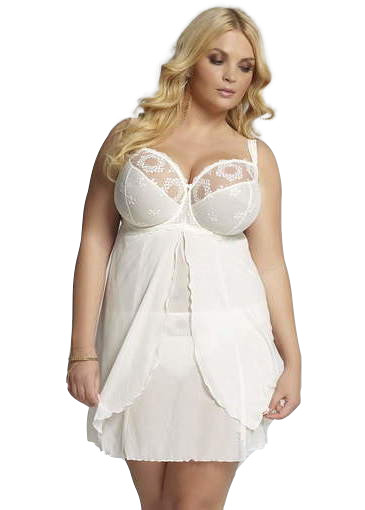 Alida Babydoll Set - Ivory