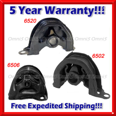 K336 Fit 1994-2001 Acura Integra 1.8L Front, Front Left Lower & Rear Motor Mount