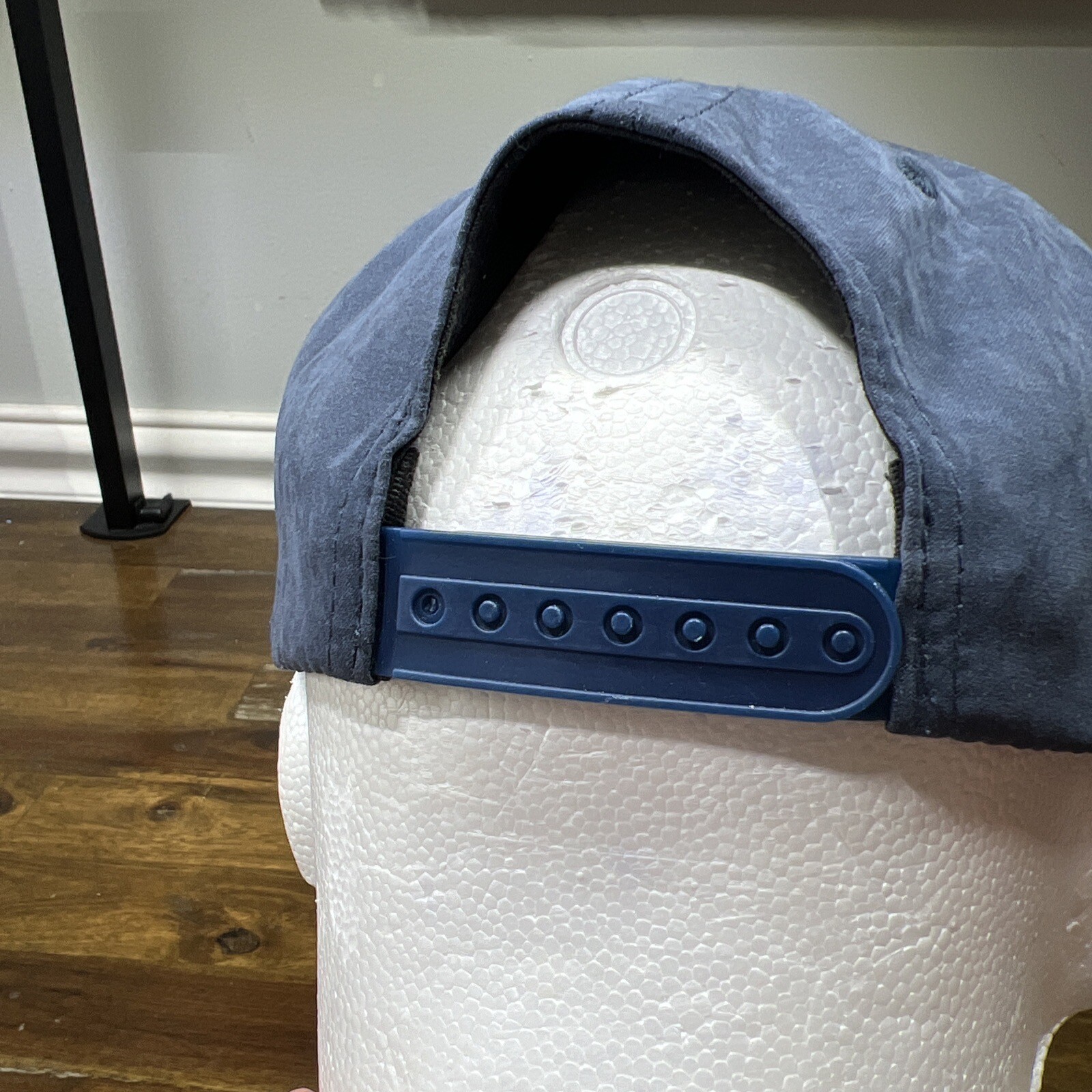 Over Under Flag Patch Hat Snap Back Big Patch Navy - image 7