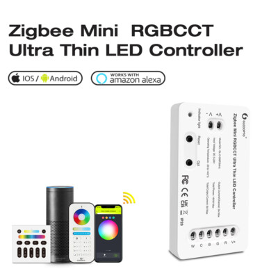 5V-24V Gledopto Mini ZigBee 3.0 RGBW RGB+CCT Led Dimmer Controller App Steuerung