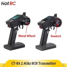 Hotrc Hot RC CT-8A CT8A 2.4Ghz 8-ch Channel FHSS Remote Control F-08A Receiver 