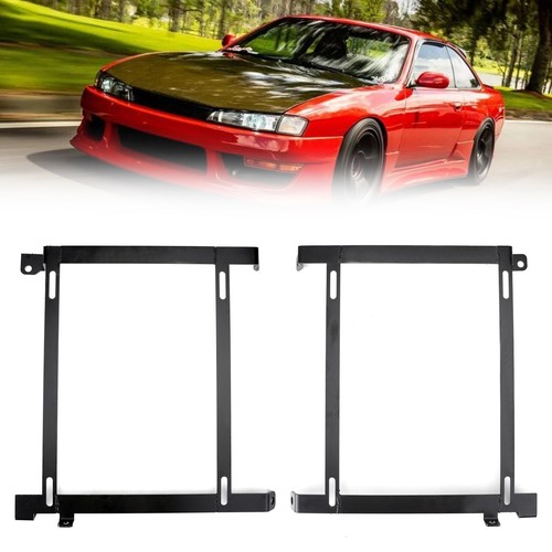 Fit S13 S14 Nissan 240Sx Low Mount Racing/Bucket Tensile Steel Bracket Base EMS - Picture 2 of 12