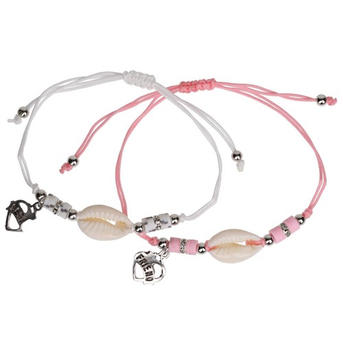 Juego de pulseras Best Friend a juego BFFs par ajustable amistad - Imagen 28 de 50