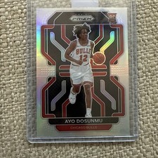 2021-22 Panini Prizm Ayo Dosunmu Silver Prizm Rookie Card RC #271