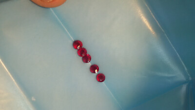 AAA RUBINI NATURALI - NATURAL RUBY CT 3.47   SI - RED COLOR ROUND CUT MADAGASCAR