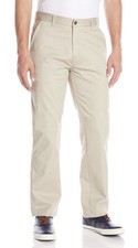 Izod American Straight Fit Pants Front Flat Khaki 34x34