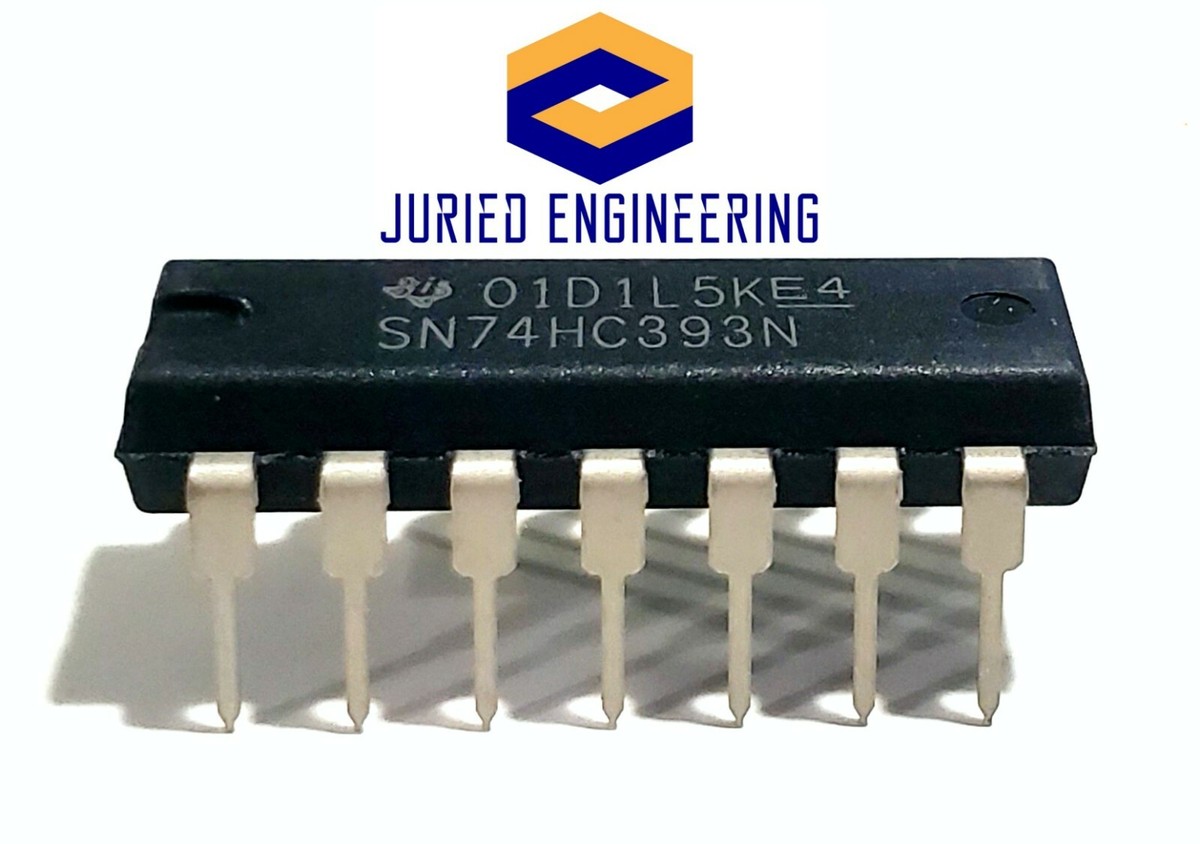 74hc393 Dual 4-bit Binary Ripple Counter 74HC393 IC Chip - Dual 4-Bit  Binary Ripple Counter Integrated Circuit HC Series Integrated Circuit