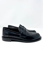 JW Anderson Men's Logo Moc Toe Loafer Black 10 US / 43 EU $750