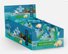 HAWAII MAUNA LOA Macadamias Nuts MAUI ONION & GARLIC BOX 0.5oz x 24 pack