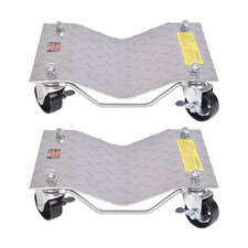 2pc 12 Tire Skates Wheel Dolly Move Your Car On Ball Bearings Skates 1500 Lbs