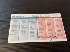STRAT-O-MATIC Signed Card Debut.1964 Bill Wakefield 1964 Mets