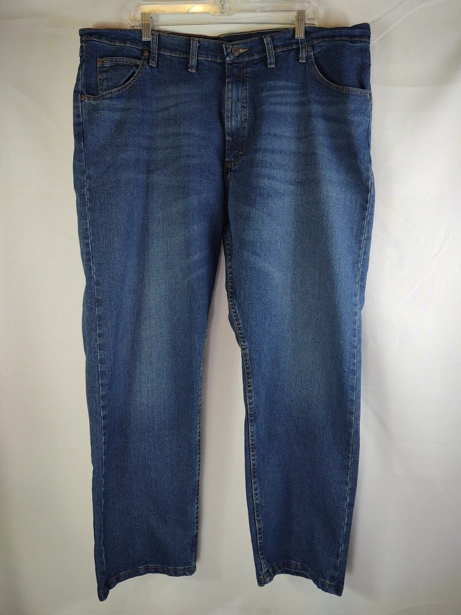 Wrangler Men s Size 42 X 30 Dark Blue Denim Jeans Pants