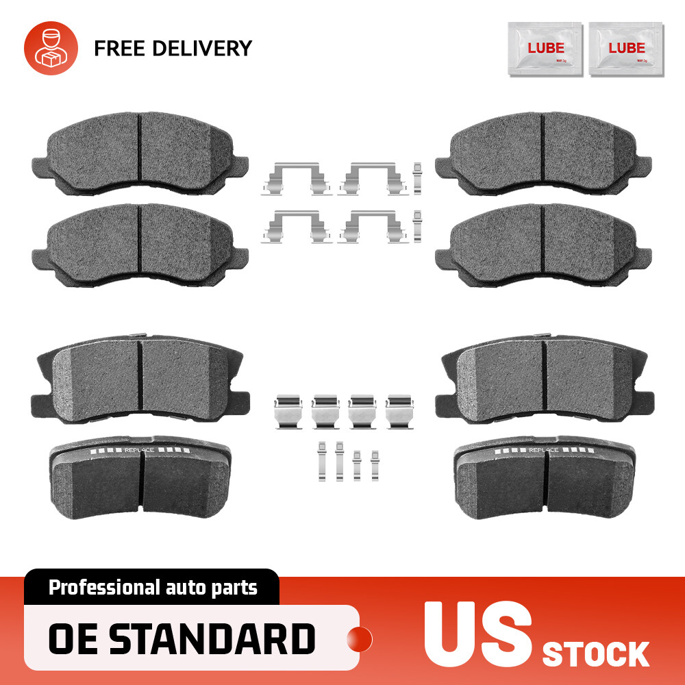 High-Performance Ceramic Brake Pads Set Front & Rear for Jeep Compass 2007-2016