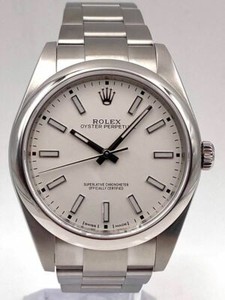 rolex 39mm white