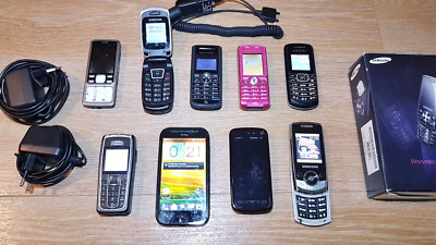 9x Handy, Smartphone, Sammlung, Konvolut / Nokia, HTC, Sony Ericsson, Samsung !