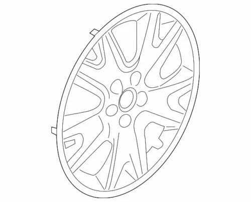 Cubierta de rueda para Ford Escape Titanium 2013-2019 Cj5Z1130A