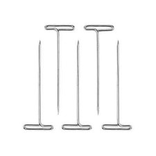 100 x 38mm T-Pins Head for EVA Blocking MAT Wire Set Crochet Craft Macrame NEW