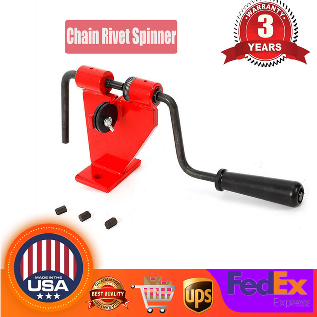 Chainsaw Chain Rivet Spinner Break Riveting Tool Pro Repair Tool Set US