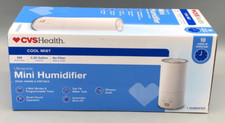 CVS Health Portable Mini Ultrasonic Humidifier Cool Mist Smart Touch NEW in Box