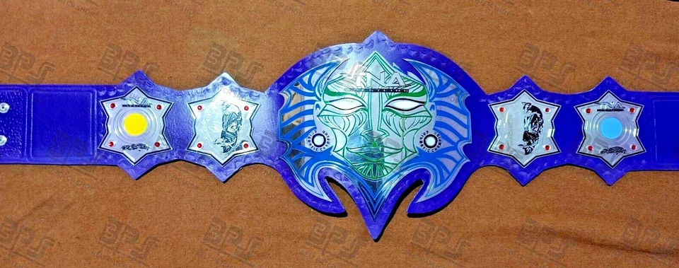 TNA Jeff Hardy’s Legacy 神秘摔跤冠军腰带 4 毫米锌板  — 第 2/4 张图片