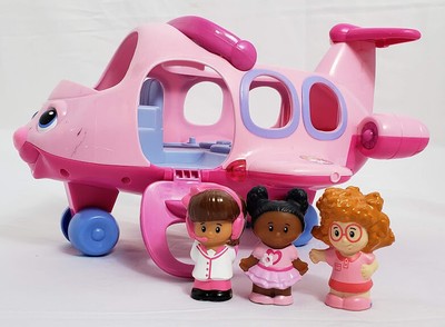 little people pink plane