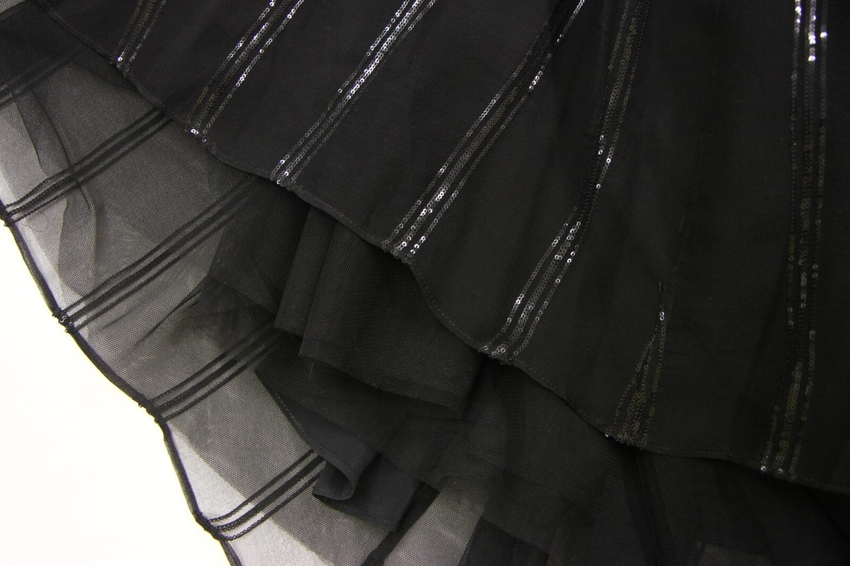 Brunello Cucinelli★素敵!Silk Organza Sequin Ball Skirt NWT$3225 Brunello Cucinelli 100%Silk Organza Sparkly Sequin