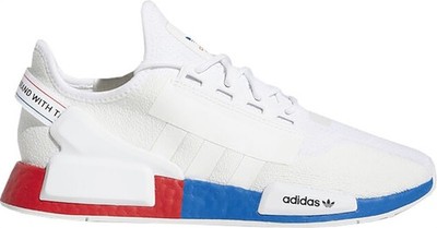adidas NMD_R1 V2 White Lush Red Blue for Sale | Authenticity Guaranteed |  eBay