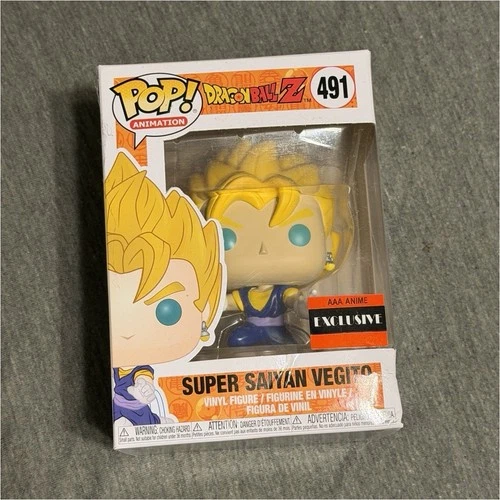 Funko Pop! Vinyl Dragon Ball Z Super Saiyan Vegito AAA Anime Exclusive #491