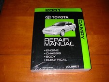 2001 Toyota Camry Service Manual Volume 2 New Unopened Engine Chassis Body Elec 2001 Toyota Camry Service Manual Volume 2 New Unopened Engine Chassis Body Elec