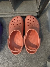 Crocs Pink Classic Clog Slip-On Sandals w/ He...