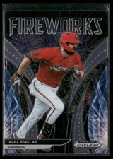 Alex Binelas 2021 Panini Prizm Draft Picks #F-AB Fireworks Louisville Cardinals