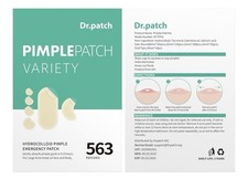 Dr. Patch Hydrocolloid Acne Pimple Patches 563 Ct Variety Pack Salicylic Acid