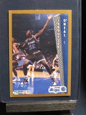 1992-93 Fleer #401 Shaquille O'Neal Basketball Orlando Magic (RC) Rookie Card