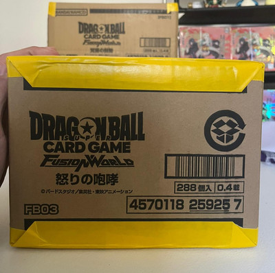 1 Case Dragon Ball FB-03 (12 Boxen) Dragon Ball Super Fusion World Raging Roar JAP