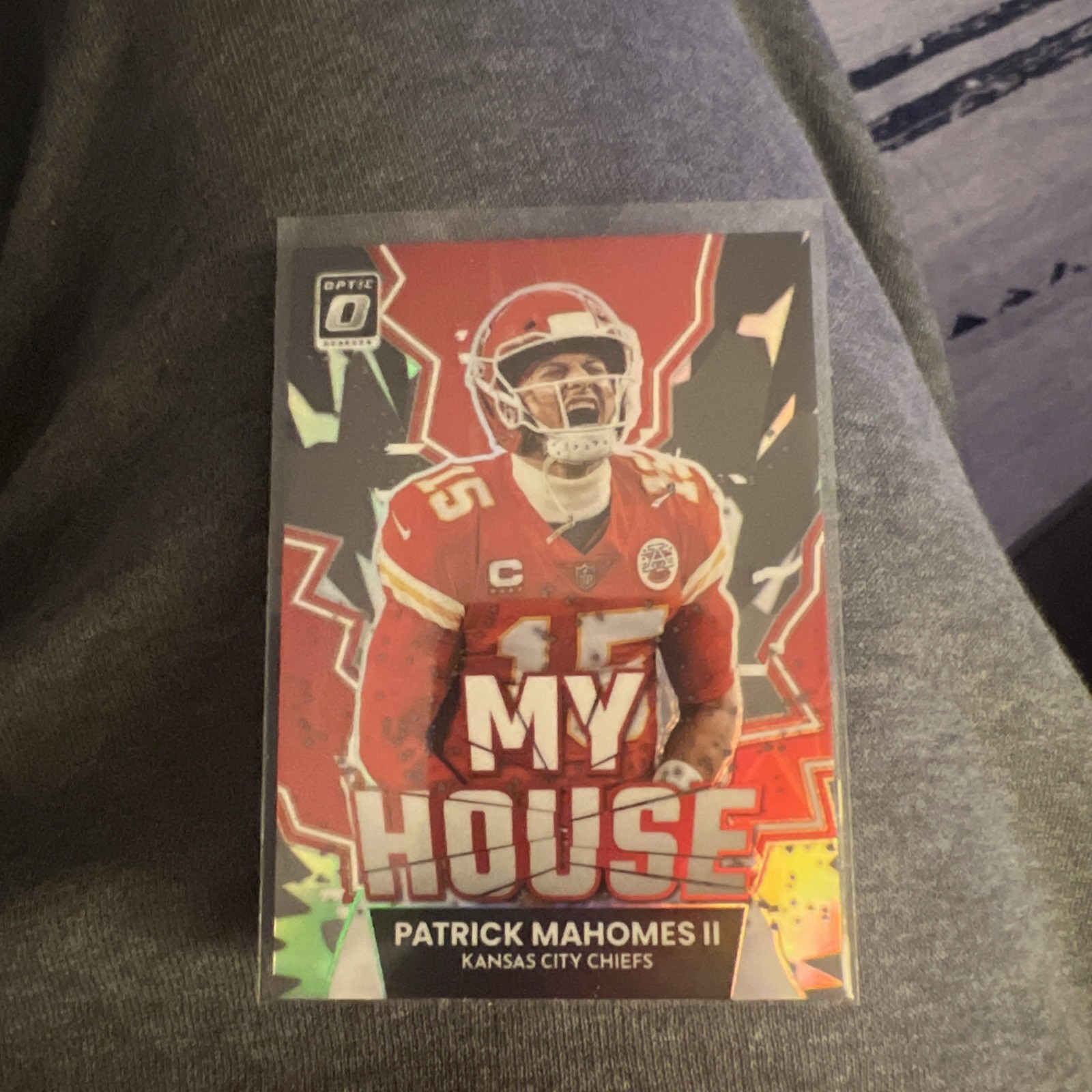 Patrick Mahomes II 2022 Donruss Optic MY HOUSE Prizm Kansas City Chiefs #MH-4