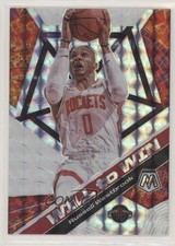 2019-20 Panini Mosaic Will to Win Silver Prizm Russell Westbrook #10 0dh9