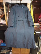 Woman's Defense Logistics Agency Defender Collection Sz 16L NvyBlue Trench Coat 