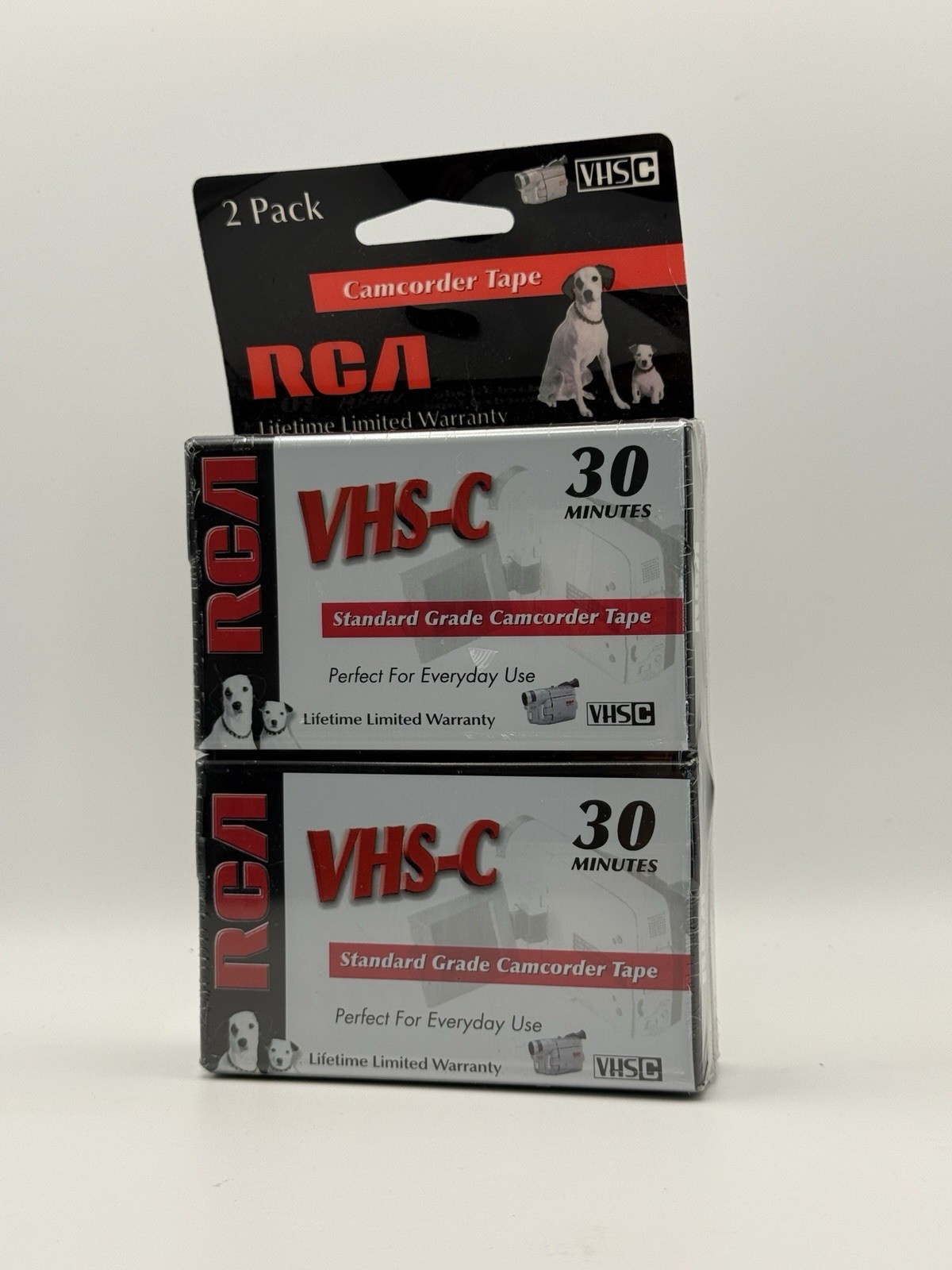 Video Tape 30 Minutes Standard Grade 2 Pack