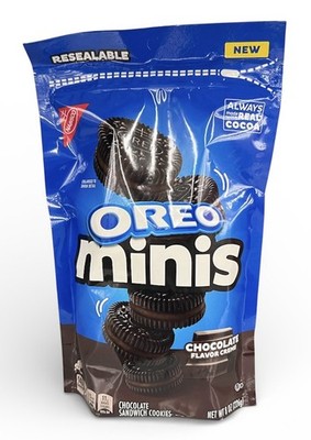 Nabisco Oreo Chocolate Creme Minis Chocolate Sandwich Cookies 8 oz