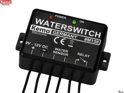 WASSER-SENSOR 12 V/DC Wasserleck Melde-Modul Füllstand Alarm Relais max. 25V/3A