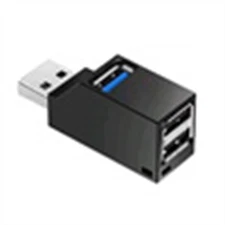 USB 3.0 Hub 3-Port Adapter Charger Data SLIM Super Speed PC Mac Laptop Desktop