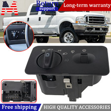 New For 2002-2004 Ford F-250 Headlight Switch Super Duty Black Rectangular Shape New For 2002-2004 Ford F-250 Headlight Switch Super Duty Black Rectangular Shape