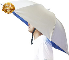 Umbrella Hat 37 Inch Fishing Umbrella Hat Hands Free Foldable UV Protection Umbr
