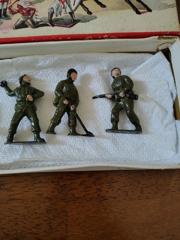 Cherilea Products Сделано в Англии - Набор из 8 Американских Пехотных Коробок No A/105 - Изображение 4 из 4