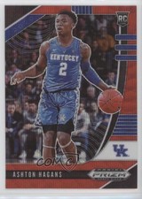 2020-21 Panini Prizm Draft Picks Ruby Wave Prizm Ashton Hagans #39 0cv