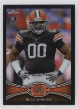 2012 Topps Chrome Black Refractor 222/299 Billy Winn #196 6o3