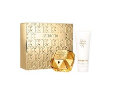 Image of Paco Rabanne Lady Million Gift Set 80ml EDP + 100ml Body Lotion | New & Sealed